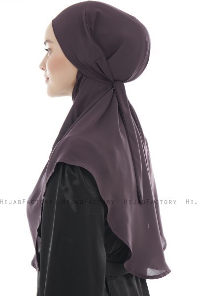 Ebrar - Hijab Al Amira Crepe Chiffon Viola