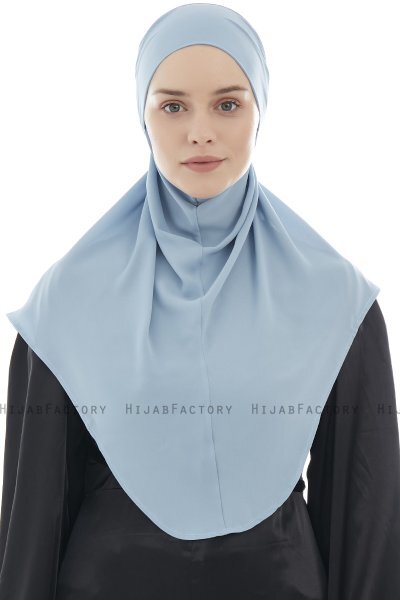 Ebrar - Hijab Al Amira Crepe Chiffon Azzurro