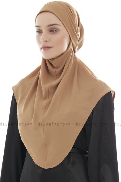 Ebrar - Hijab Al Amira Crepe Chiffon Camel