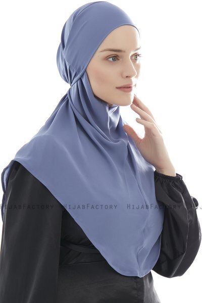 Ebrar - Hijab Al Amira Crepe Chiffon Indigo