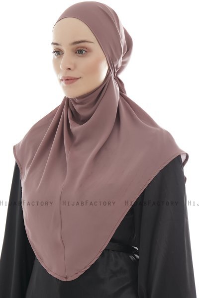 Ebrar - Hijab Al Amira Crepe Chiffon Prugna