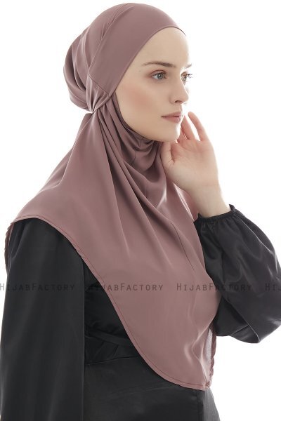 Ebrar - Hijab Al Amira Crepe Chiffon Prugna