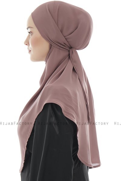 Ebrar - Hijab Al Amira Crepe Chiffon Prugna