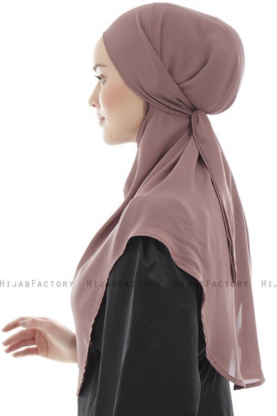 Ebrar - Hijab Al Amira Crepe Chiffon Prugna