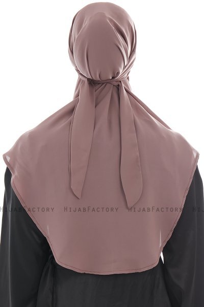 Ebrar - Hijab Al Amira Crepe Chiffon Prugna