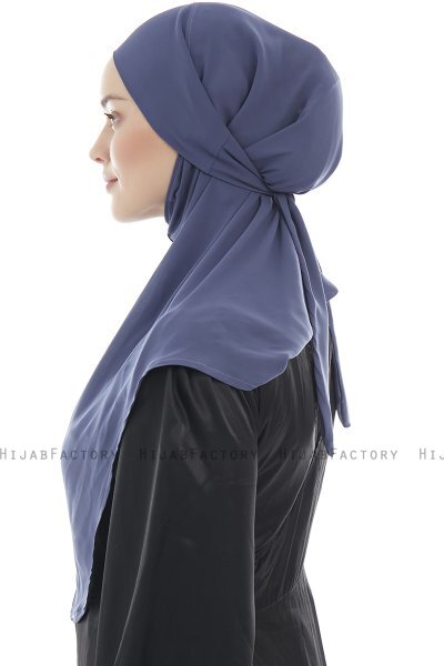 Ebrar - Hijab Al Amira Crepe Chiffon Royal Blue