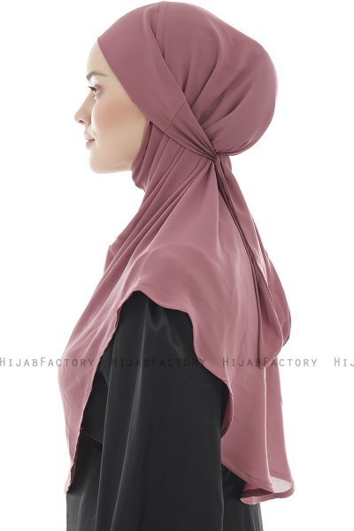 Ebrar - Hijab Al Amira Crepe Chiffon Rose Pink