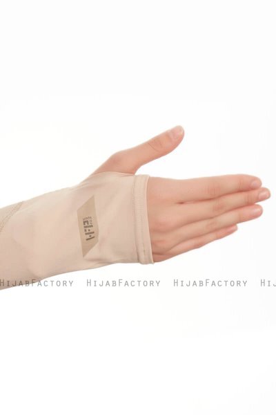 Azize - Pro Scarf Sport Hijab Set Taupe Chiaro