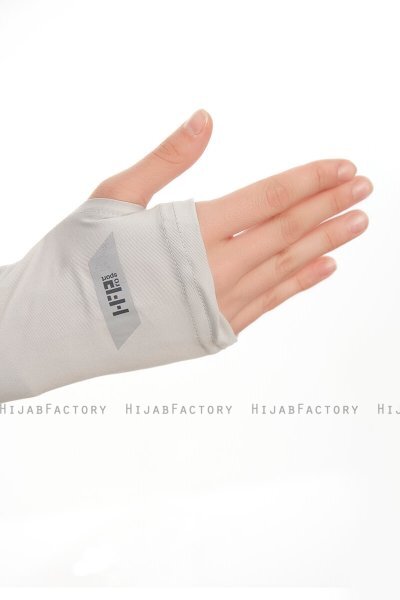 Azize - Pro Scarf Sport Hijab Set Grigio Chiaro