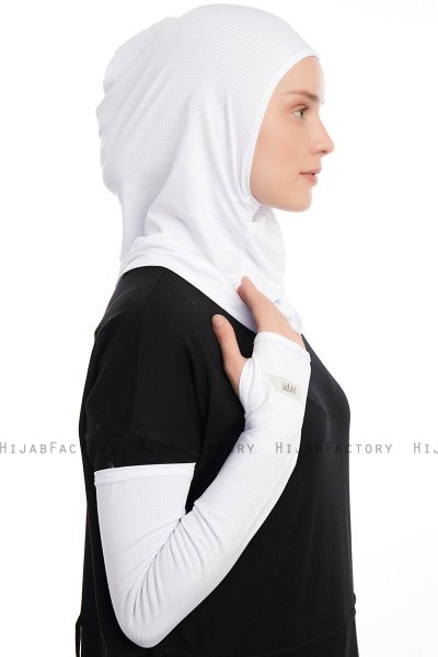 Bayda - Pro Sport Hijab Set Bianca
