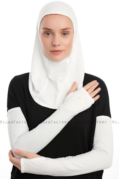 Bayda - Pro Sport Hijab Set Creme