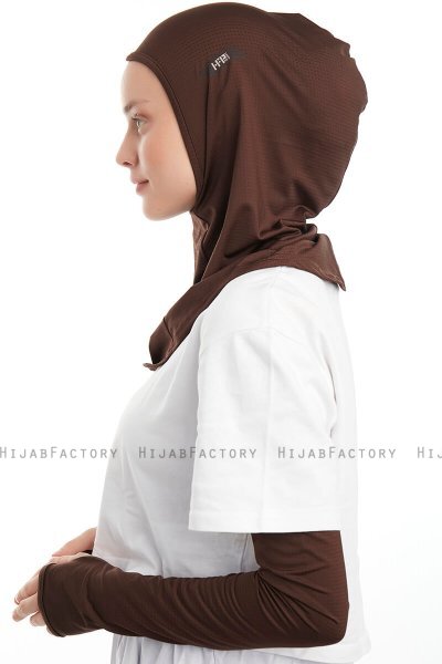 Bayda - Pro Sport Hijab Set Marrone