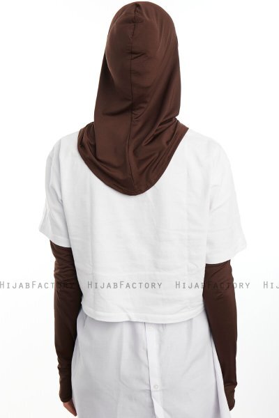 Bayda - Pro Sport Hijab Set Marrone