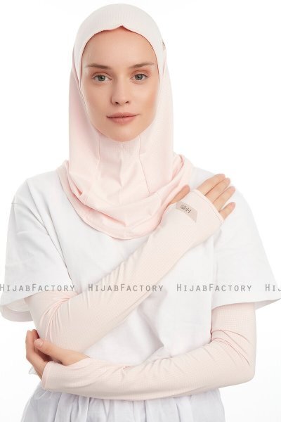 Bayda - Pro Sport Hijab Set Rosa Antico
