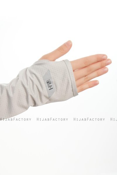 Bayda - Pro Sport Hijab Set Grigio Chiaro