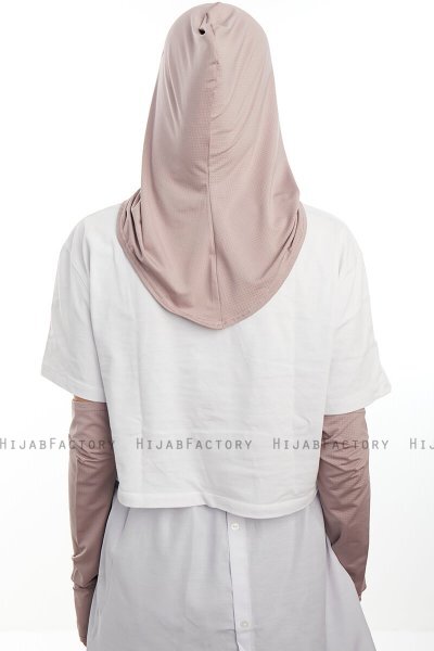 Bayda - Pro Sport Hijab Set Grigio Pietra