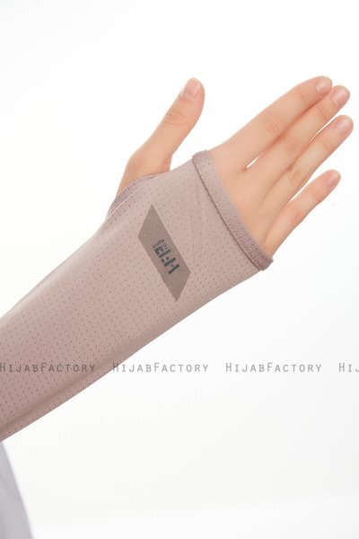 Bayda - Pro Sport Hijab Set Grigio Pietra
