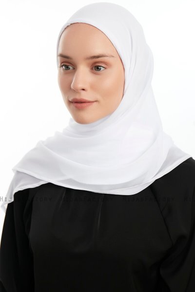 Eylem - Hijab Chiffon One Piece Bianca