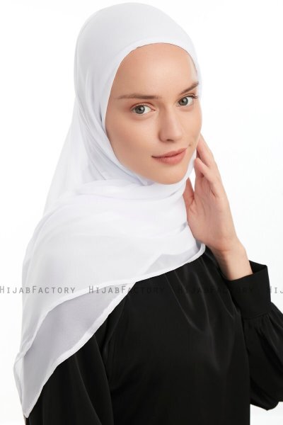 Eylem - Hijab Chiffon One Piece Bianca