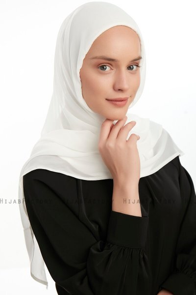 Eylem - Hijab Chiffon One Piece Creme