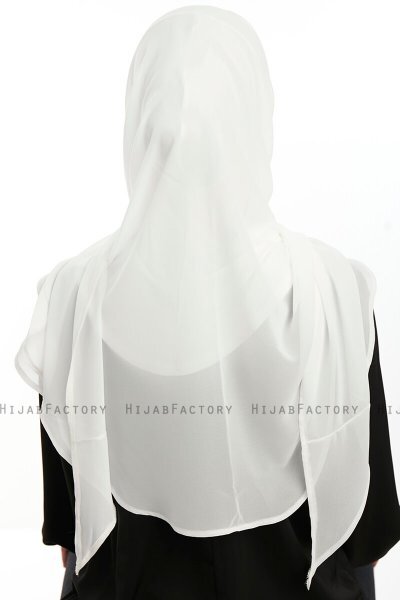 Eylem - Hijab Chiffon One Piece Creme