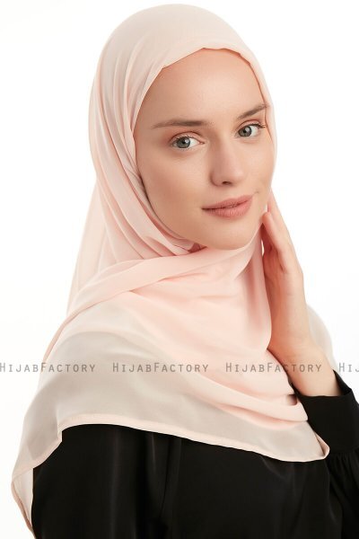 Eylem - Hijab Chiffon One Piece Albicocca