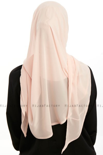 Eylem - Hijab Chiffon One Piece Albicocca