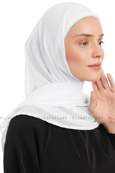 Sahar - Hijab Chiffon One Piece Bianca