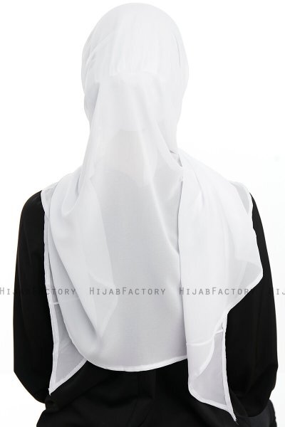 Sahar - Hijab Chiffon One Piece Bianca
