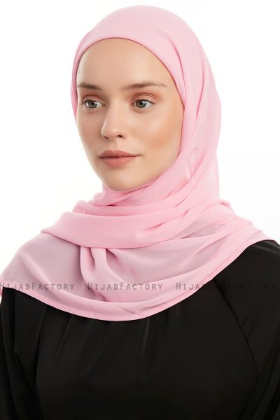 Sahar - Hijab Chiffon One Piece Rosa