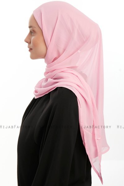 Sahar - Hijab Chiffon One Piece Rosa