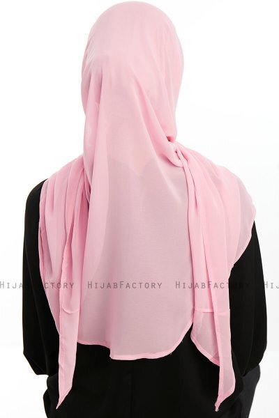 Sahar - Hijab Chiffon One Piece Rosa