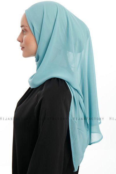 Sahar - Hijab Chiffon One Piece Mint
