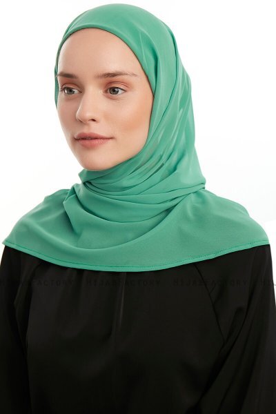 Sahar - Hijab Chiffon One Piece Emerald
