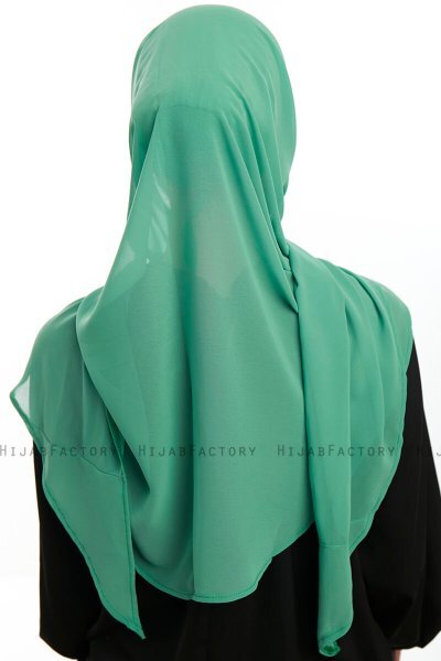 Sahar - Hijab Chiffon One Piece Emerald