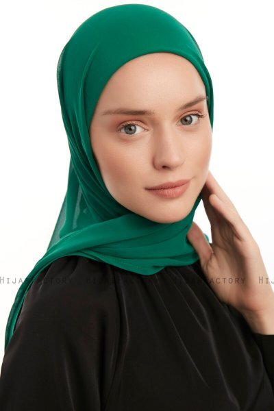 Sahar - Hijab Chiffon One Piece Forest