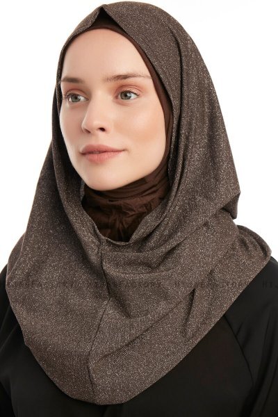 Taliah - Hijab One Piece Marrone