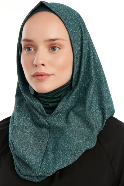 Taliah - Hijab One Piece Verde Scuro