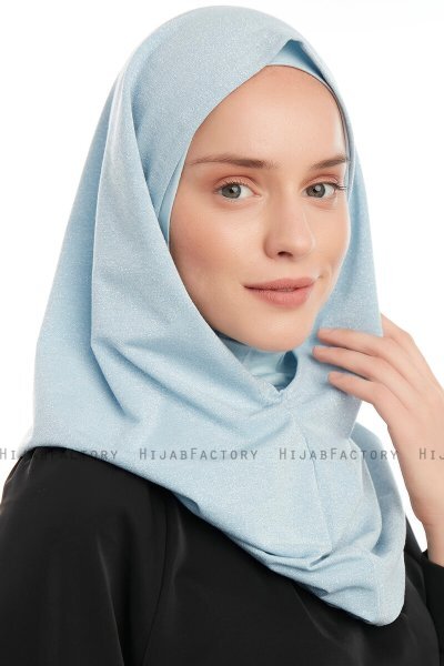 Taliah - Hijab One Piece Azzurro