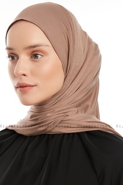 Vesile - Hijab One-Piece Taupe Scuro