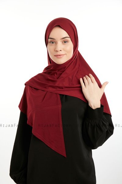Nermin - Sandy Scarfs Hijab Bordò