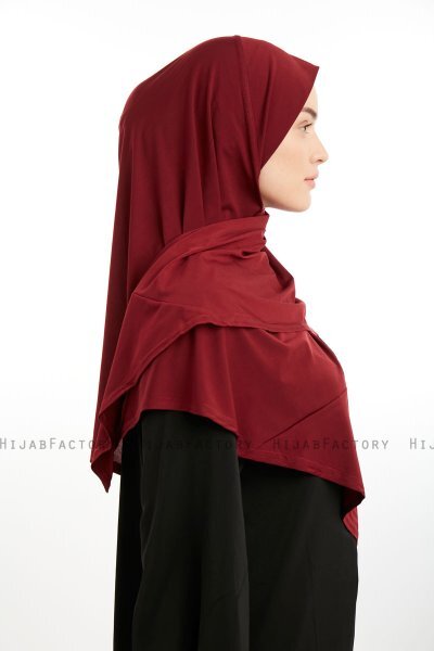 Nermin - Sandy Scarfs Hijab Bordò