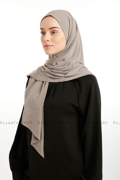 Nermin - Sandy Scarfs Hijab Taupe Scuro