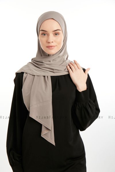 Nermin - Sandy Scarfs Hijab Taupe Scuro