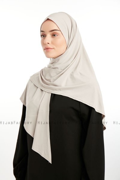 Nermin - Sandy Scarfs Hijab Taupe Chiaro