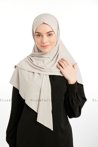 Nermin - Sandy Scarfs Hijab Taupe Chiaro