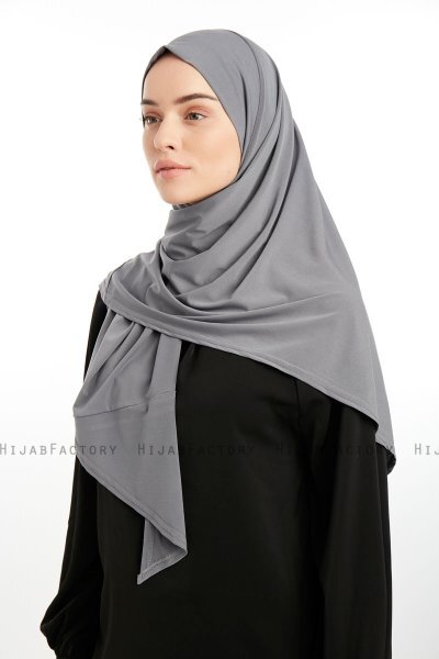 Nermin - Sandy Scarfs Hijab Grigio Scuro