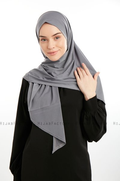Nermin - Sandy Scarfs Hijab Grigio Scuro