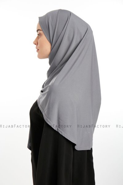 Nermin - Sandy Scarfs Hijab Grigio Scuro