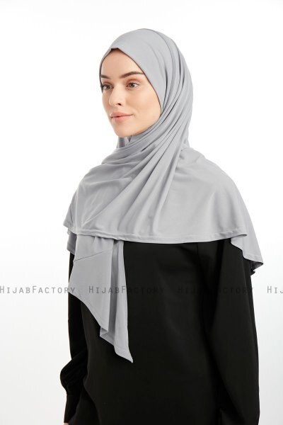 Nermin - Sandy Scarfs Hijab Grigio Chiaro